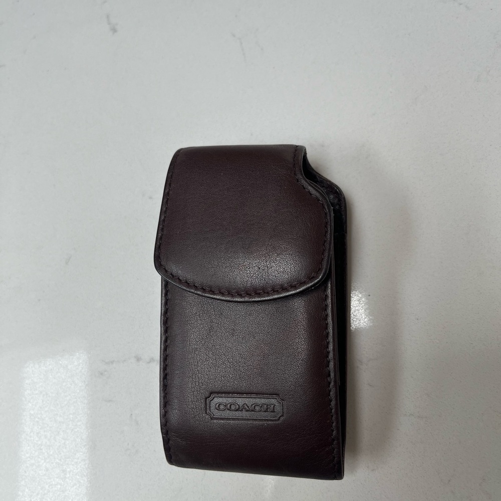 Coach vintage cell phone holder
